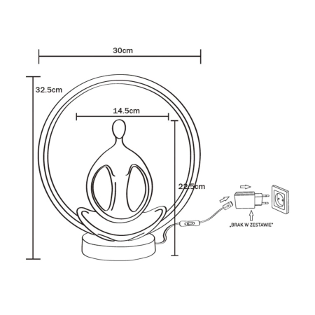 Lampa stołowa STOŁOWA YOGA ED81F134U - Zuma Line